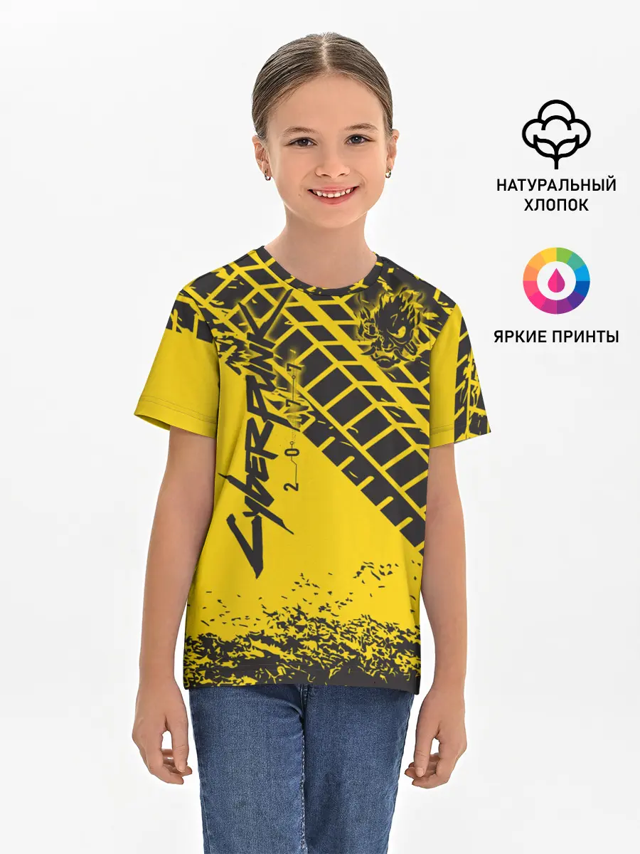 Детская базовая футболка / Cyberpunk 2077