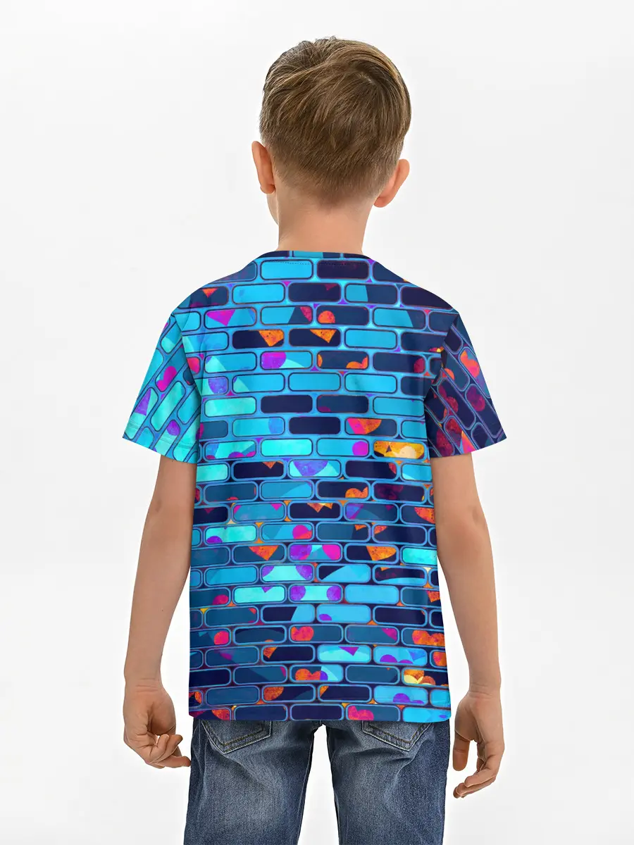 Детская базовая футболка / Кирпичики.