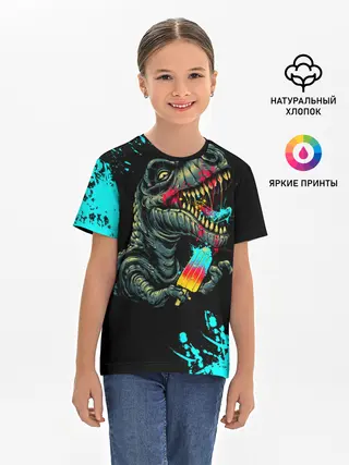 Детская базовая футболка / Godzilla