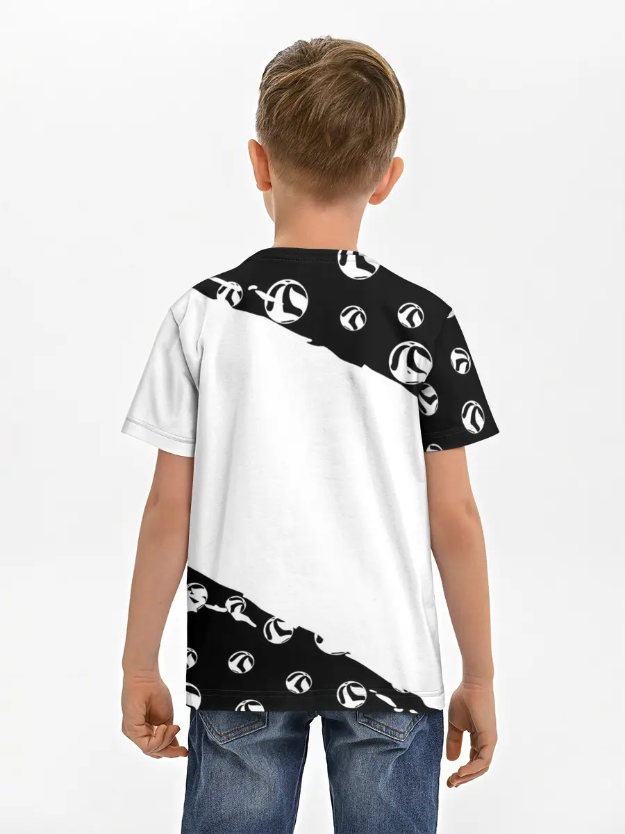 Детская базовая футболка / ВОЛЕЙБОЛ!! семь персонажей