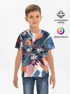 Детская базовая футболка / Flower collection