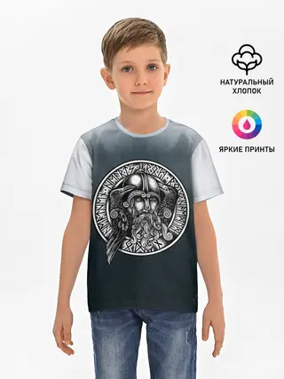Детская базовая футболка / руны