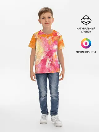 Детская базовая футболка / Яркая | Bright colors