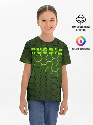 Детская базовая футболка / Russia