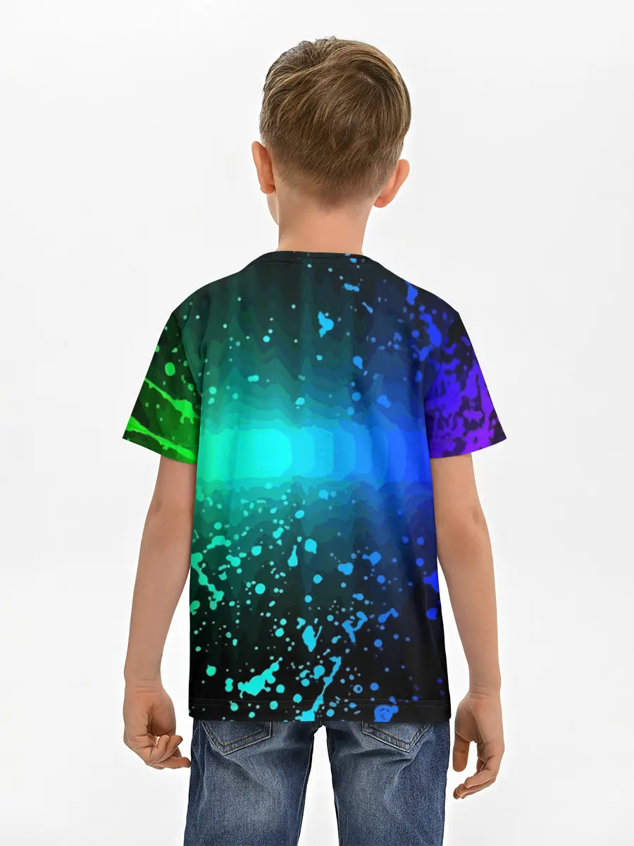 Детская базовая футболка / Neon