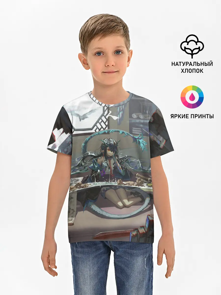 Детская базовая футболка / Arknights Clay