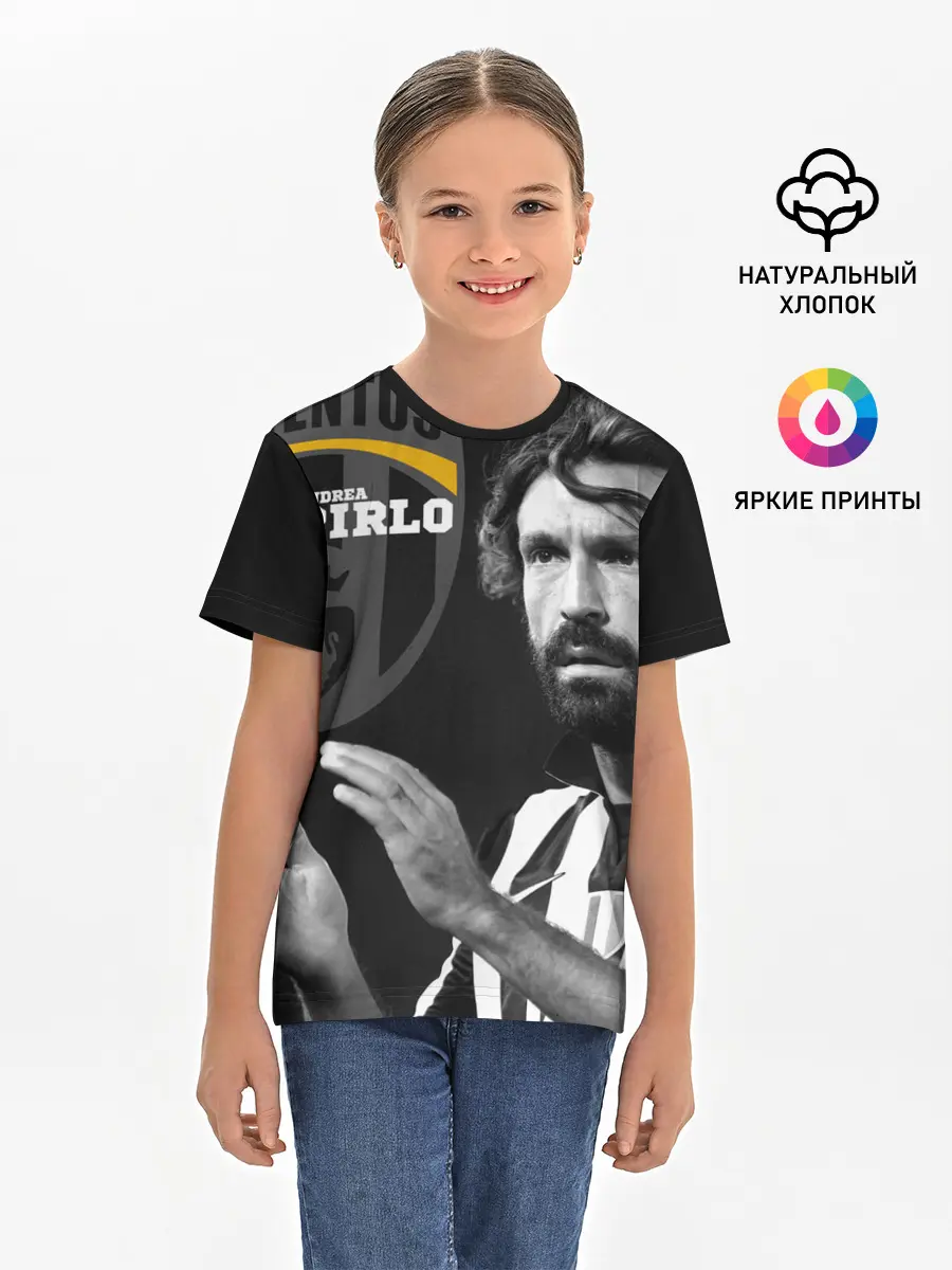 Детская базовая футболка / Андреа Пирло