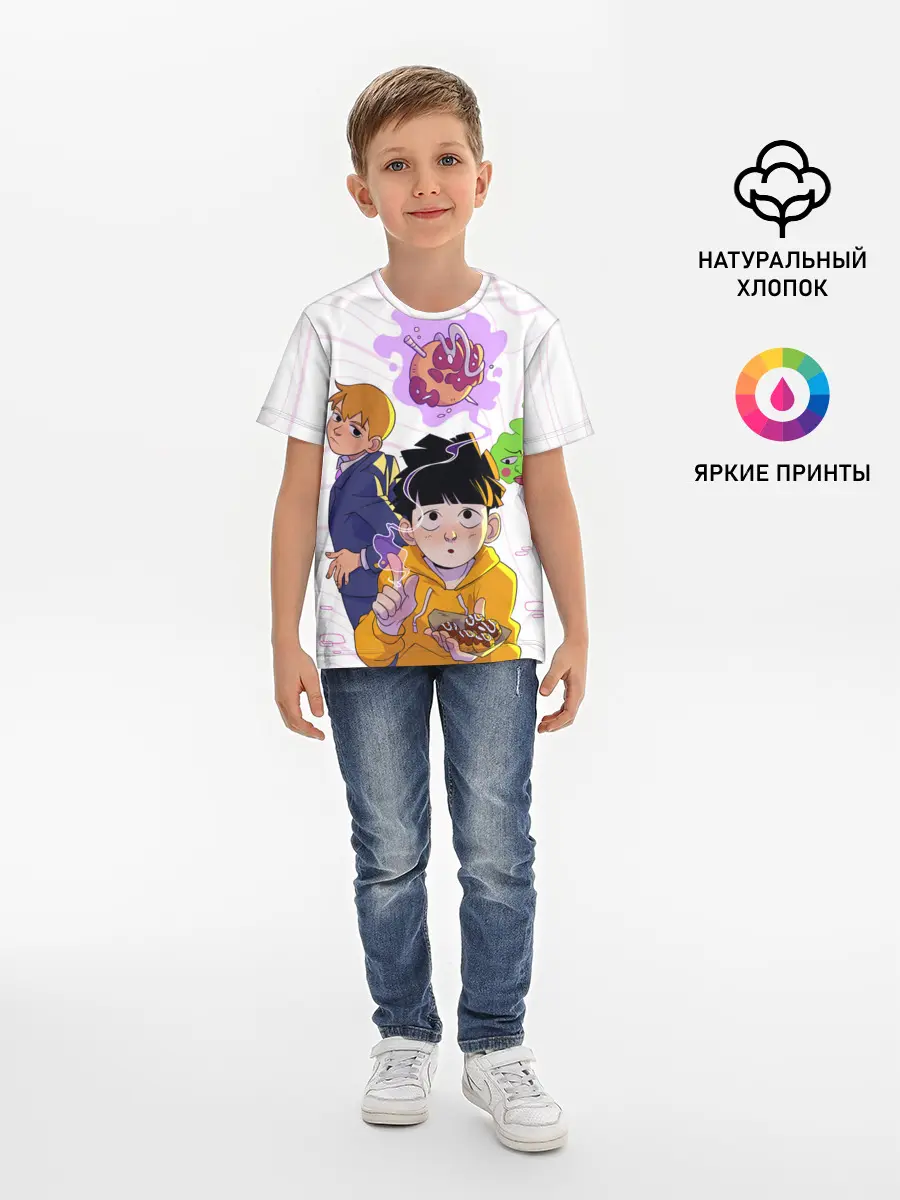 Детская базовая футболка / Моб Психо 100