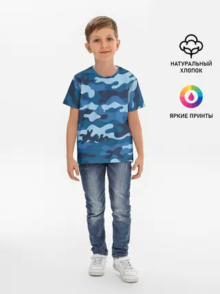 Детская базовая футболка / МИЛИТАРИ
