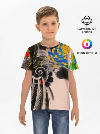 Детская базовая футболка / Dsquared tattoo