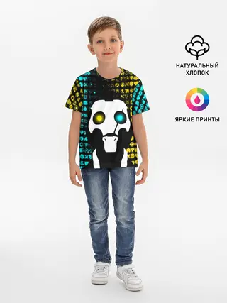 Детская базовая футболка / ЛЮБОВЬ СМЕРТЬ И РОБОТЫ