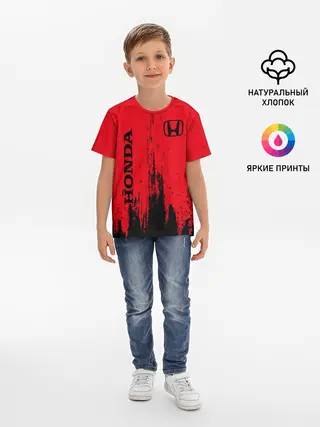Детская базовая футболка / HONDA / ХОНДА