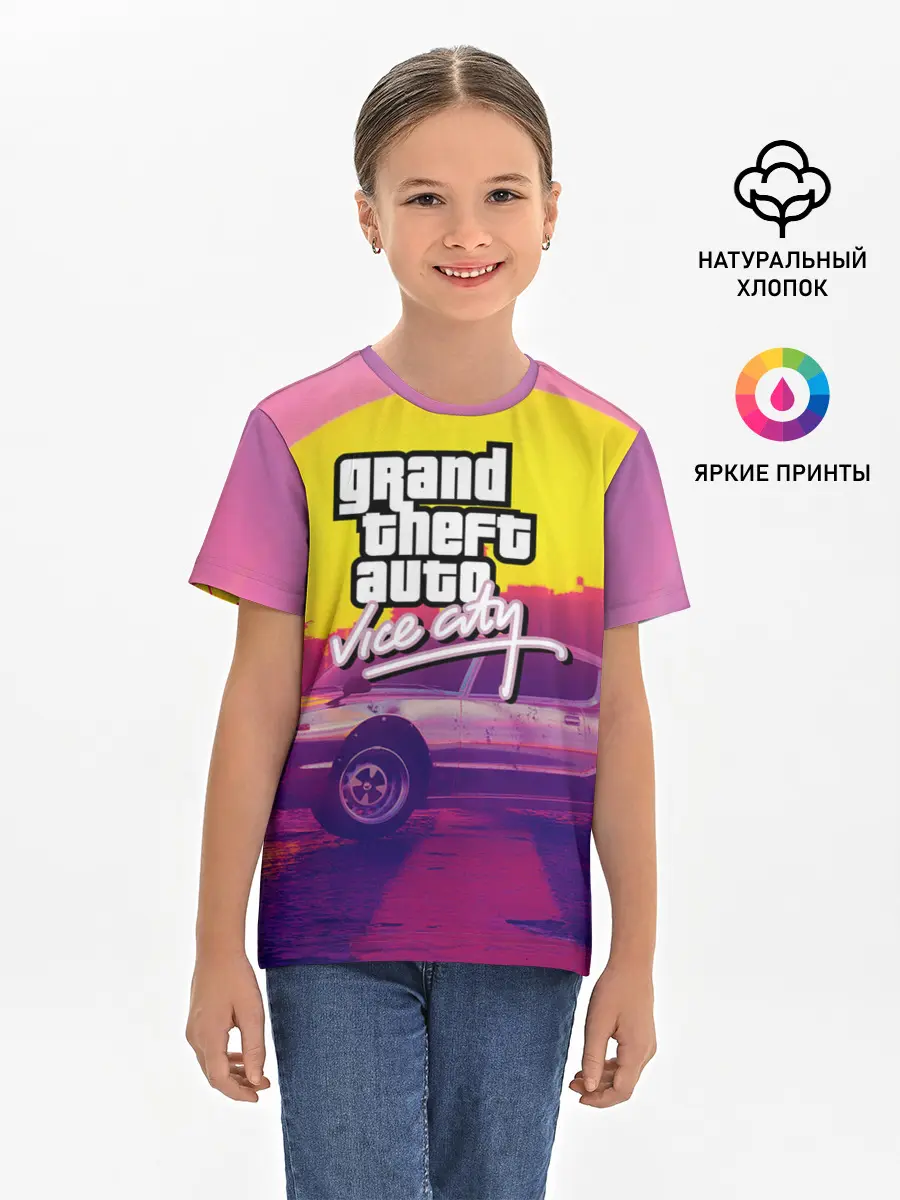 Детская базовая футболка / GTA Vice city