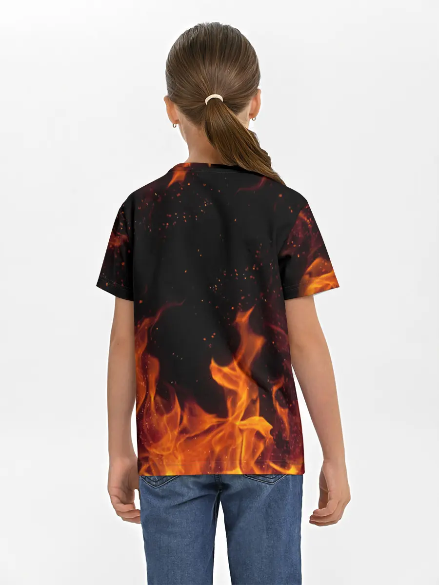 Детская базовая футболка / ОГОНЬ | FIRE