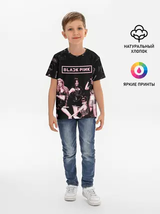 Детская базовая футболка / BLACKPINK