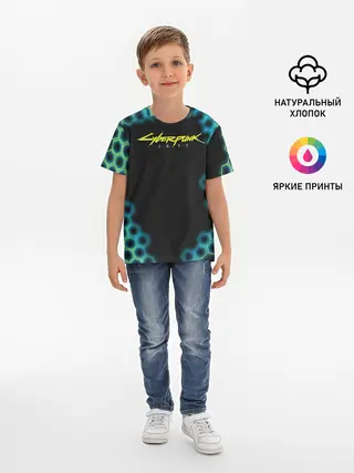 Детская базовая футболка / CYBERPUNK 2077