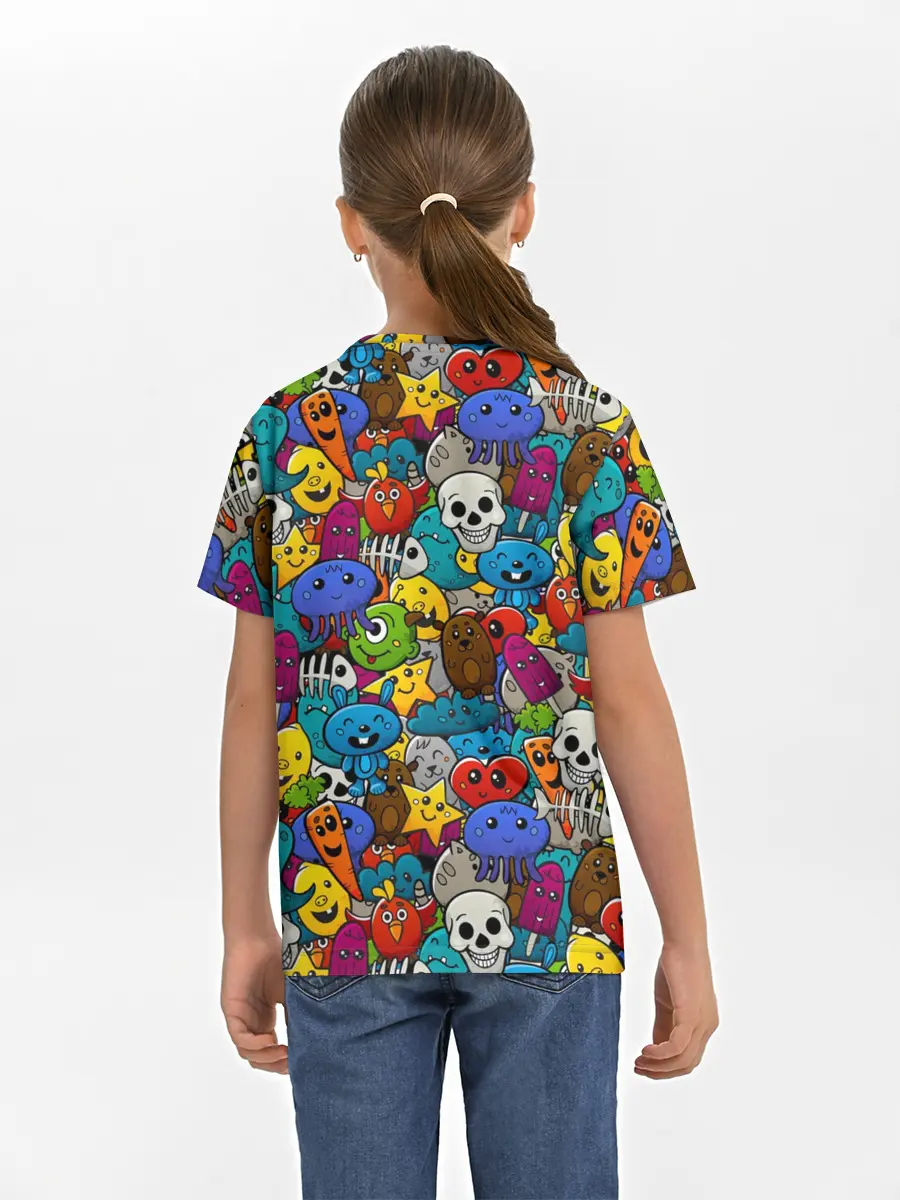 Детская базовая футболка / Граффити