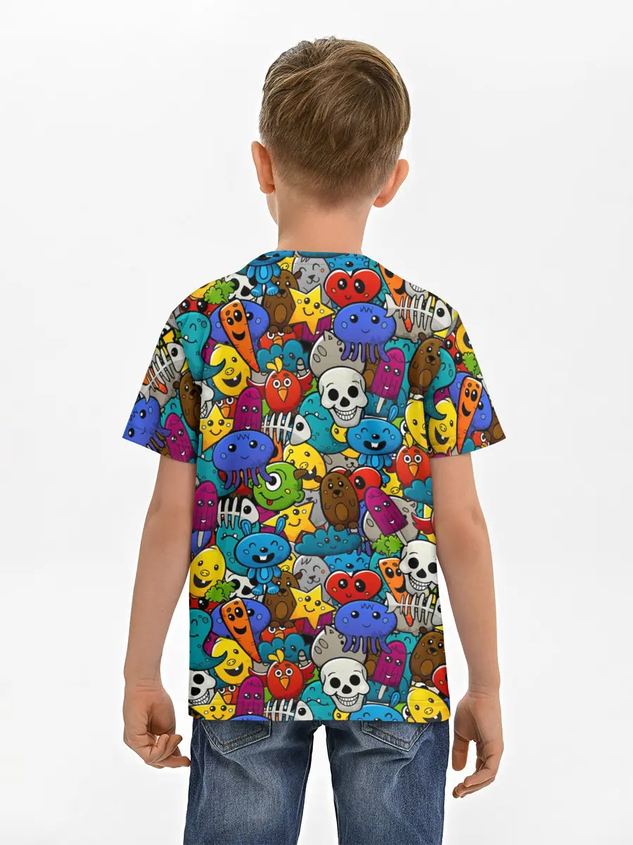 Детская базовая футболка / Граффити