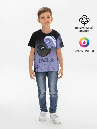 Детская базовая футболка / AMONG US - Кто Импостор?