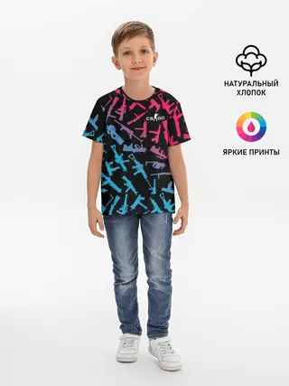 Детская базовая футболка / CS:GO - Weapons