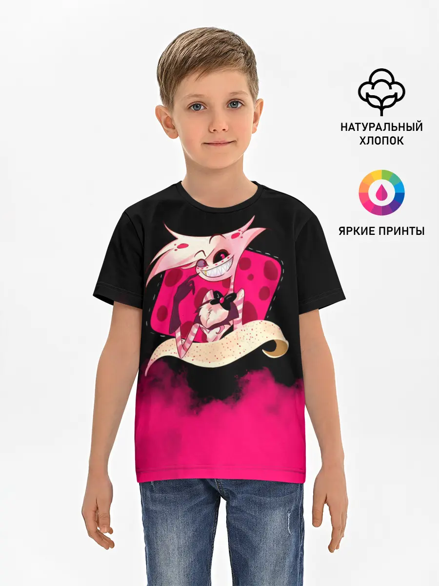 Детская базовая футболка / Hazbin Hotel