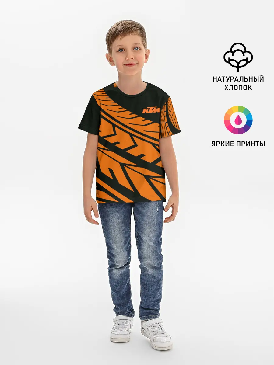 Детская базовая футболка / ORANGE KTM | КТМ