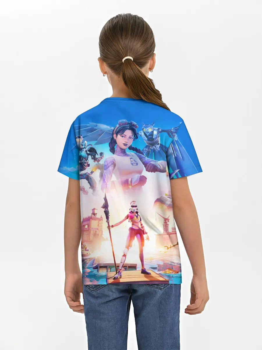 Детская базовая футболка / FORTNITE