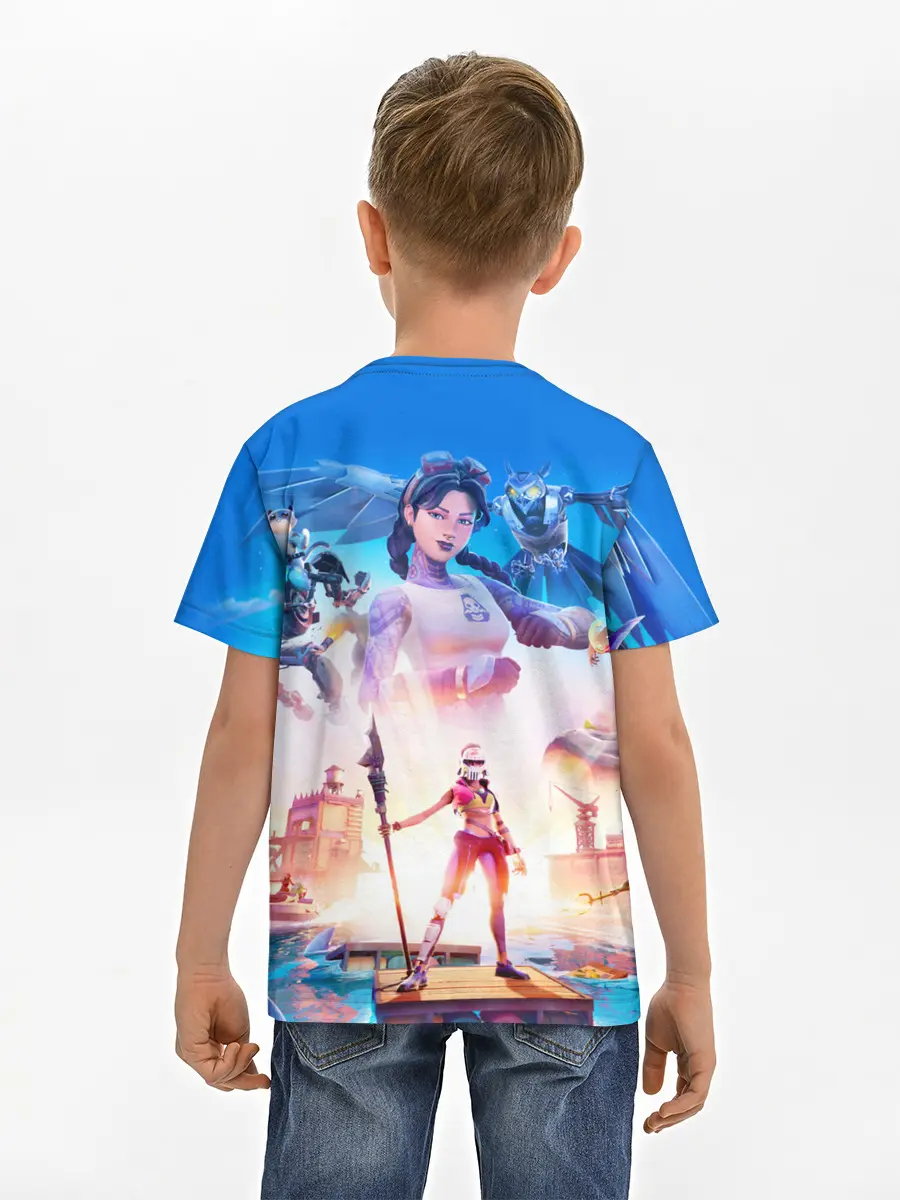 Детская базовая футболка / FORTNITE