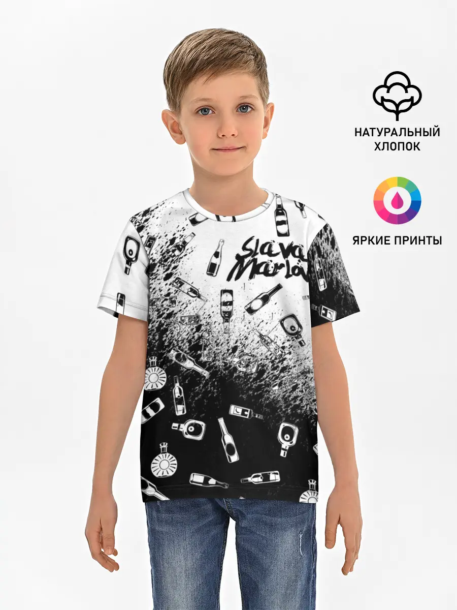 Детская базовая футболка / SLAVA MARLOW