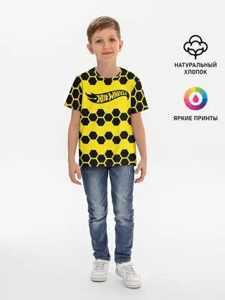 Детская базовая футболка / Hot Wheels