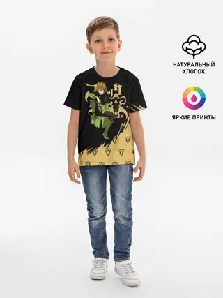 Детская базовая футболка / Финрал Ролкейс | Чёрный Клевер