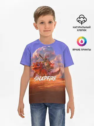 Детская базовая футболка / Snapfire