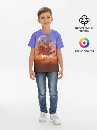 Детская базовая футболка / Snapfire