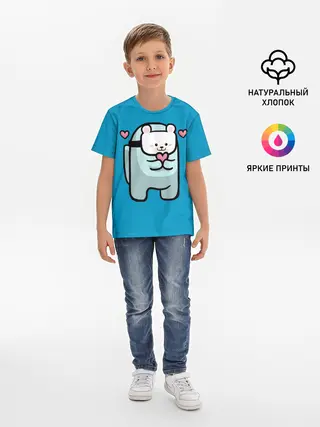 Детская базовая футболка / Nyan Cat