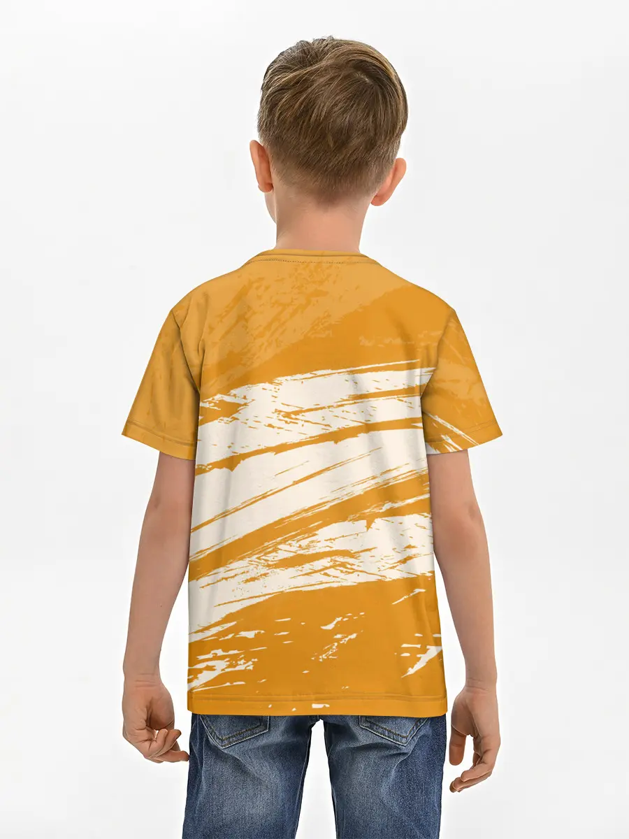 Детская базовая футболка / Хвост Феи оранжевые тона