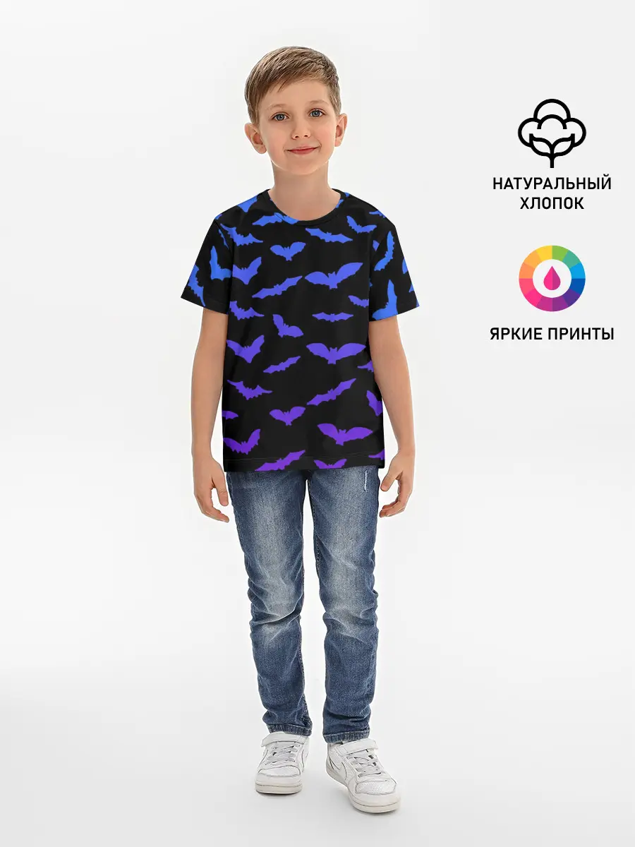 Детская базовая футболка / Летучие хищники