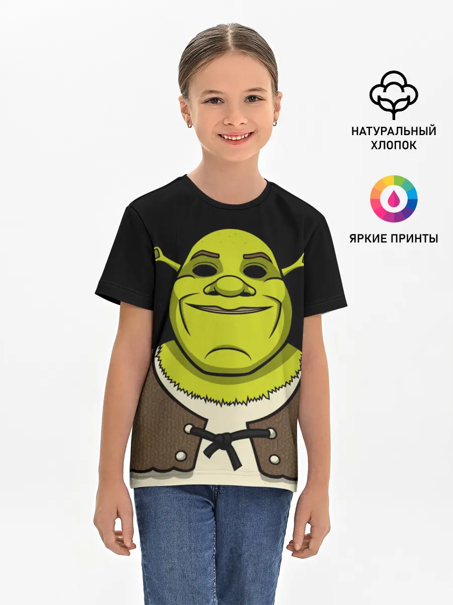 Детская базовая футболка / Шрэк