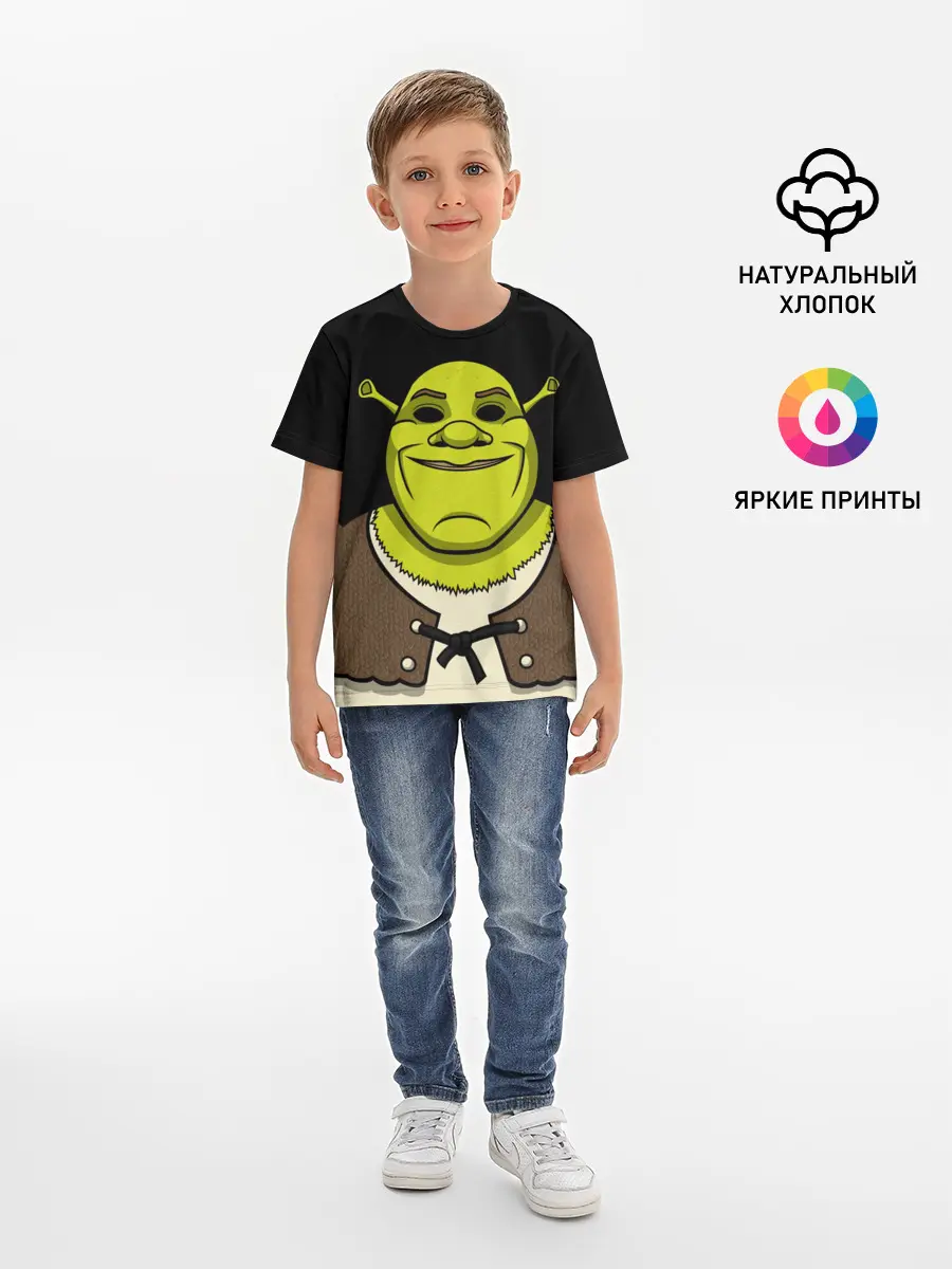 Детская базовая футболка / Шрэк