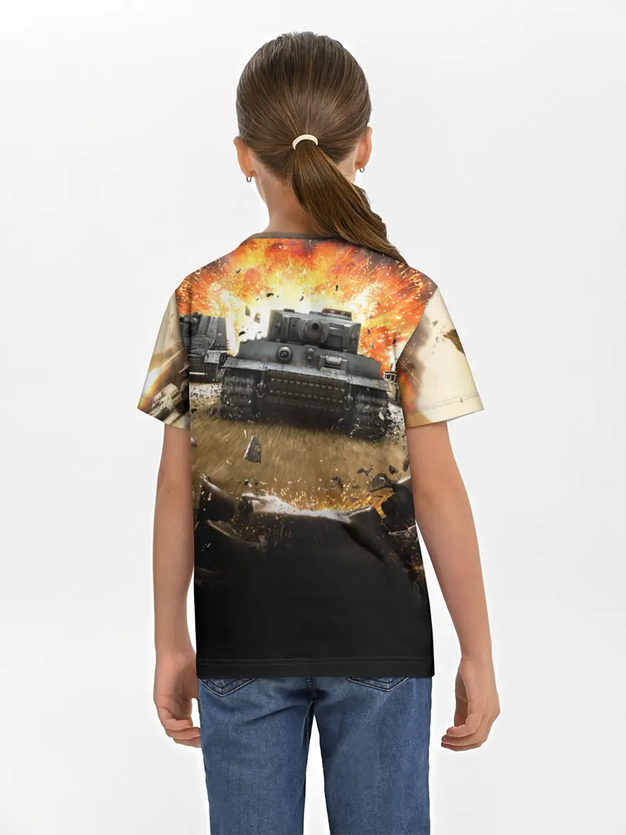 Детская базовая футболка / ТАНКИ