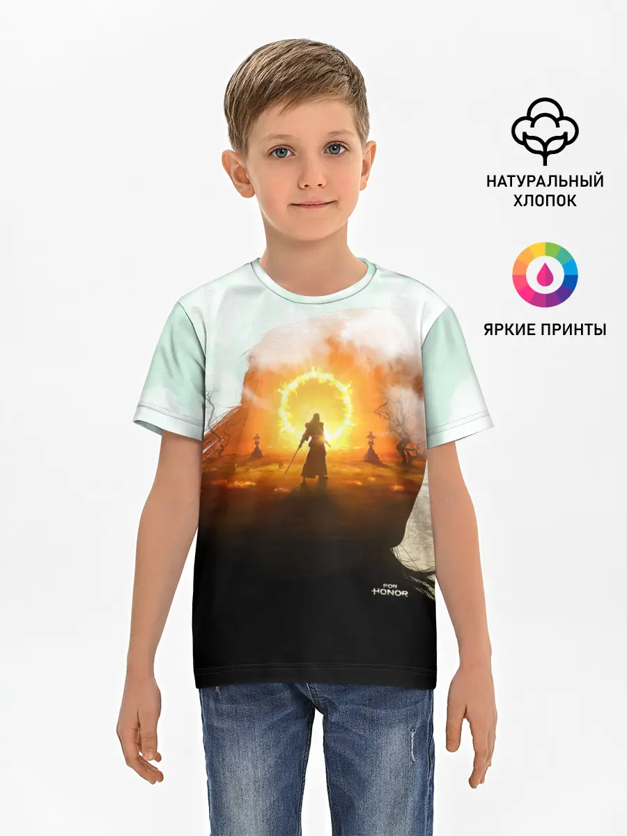 Детская базовая футболка / For Honor Mirage