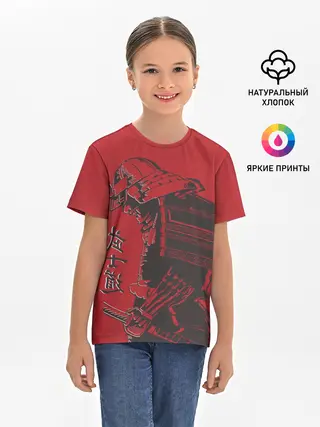Детская базовая футболка / Самурай