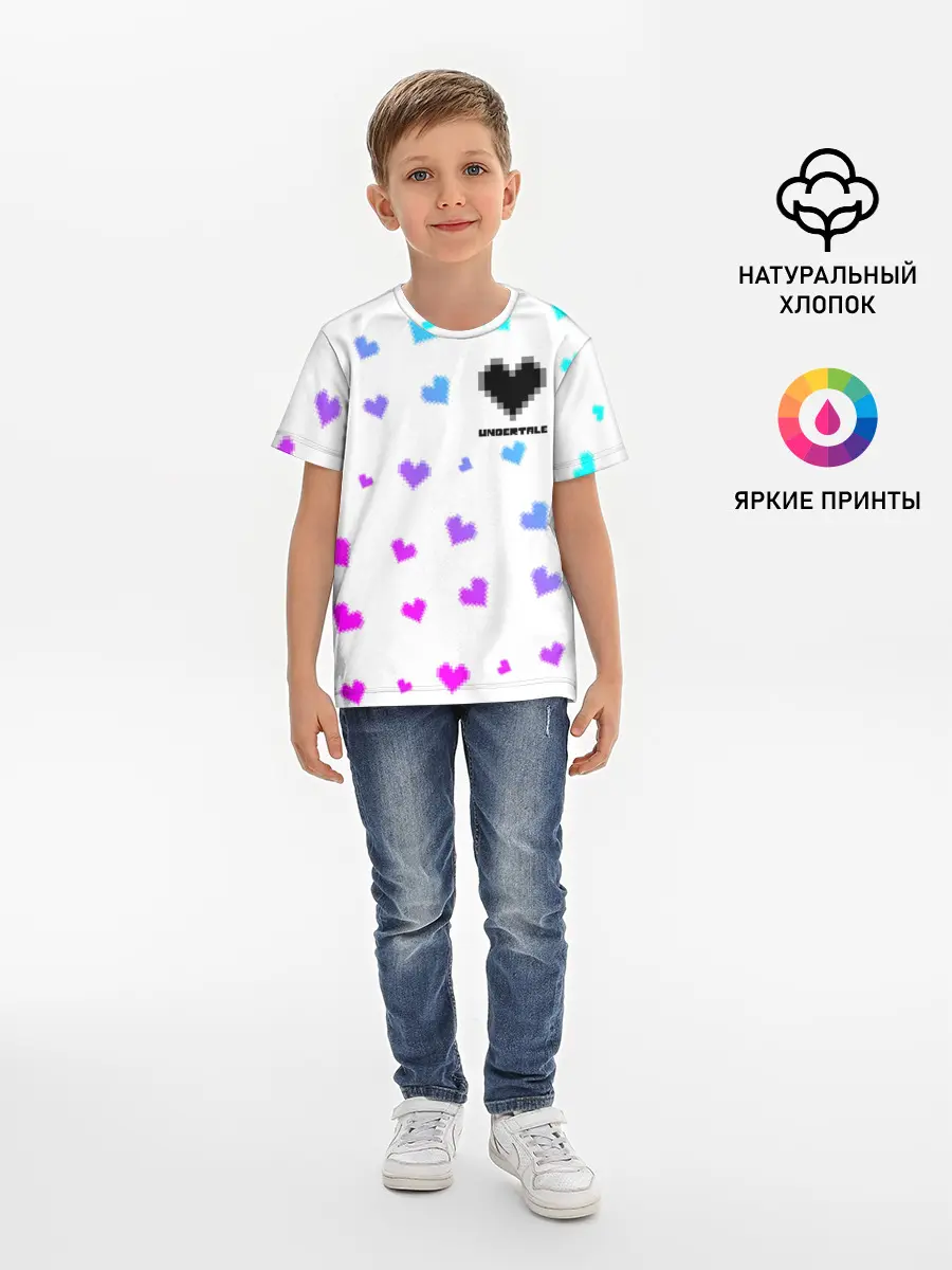 Детская базовая футболка / UNDERTALE / АНДЕРТЕЙЛ