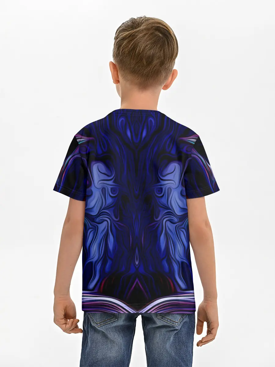 Детская базовая футболка / CS GO WAVES SKIN