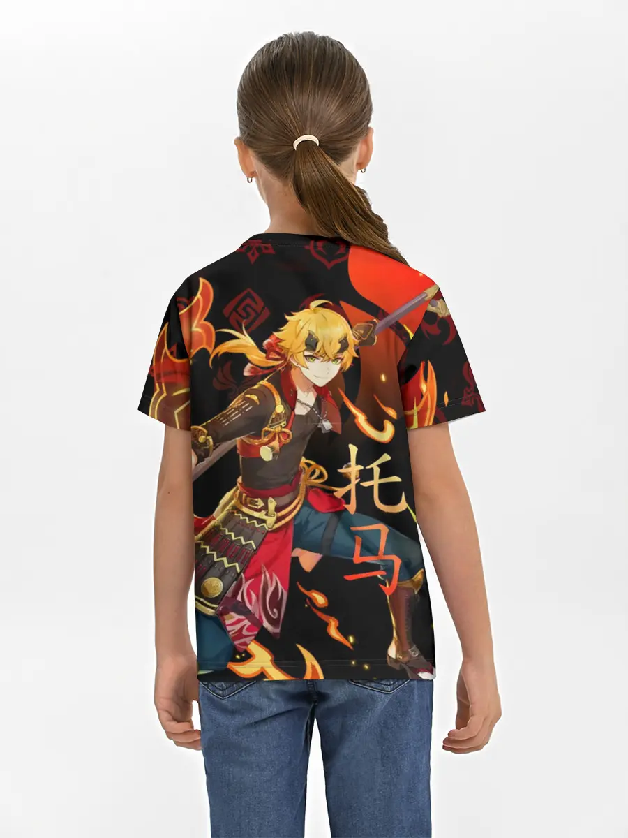 Детская базовая футболка / Геншин импакт: Тома