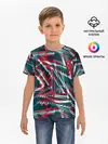 Детская базовая футболка / Glitch микс