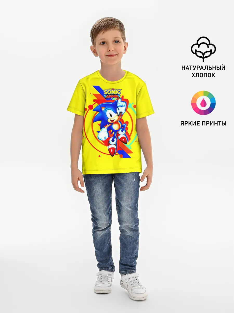 Детская базовая футболка / SONIC