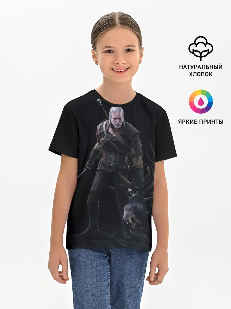 Детская базовая футболка / The Witcher