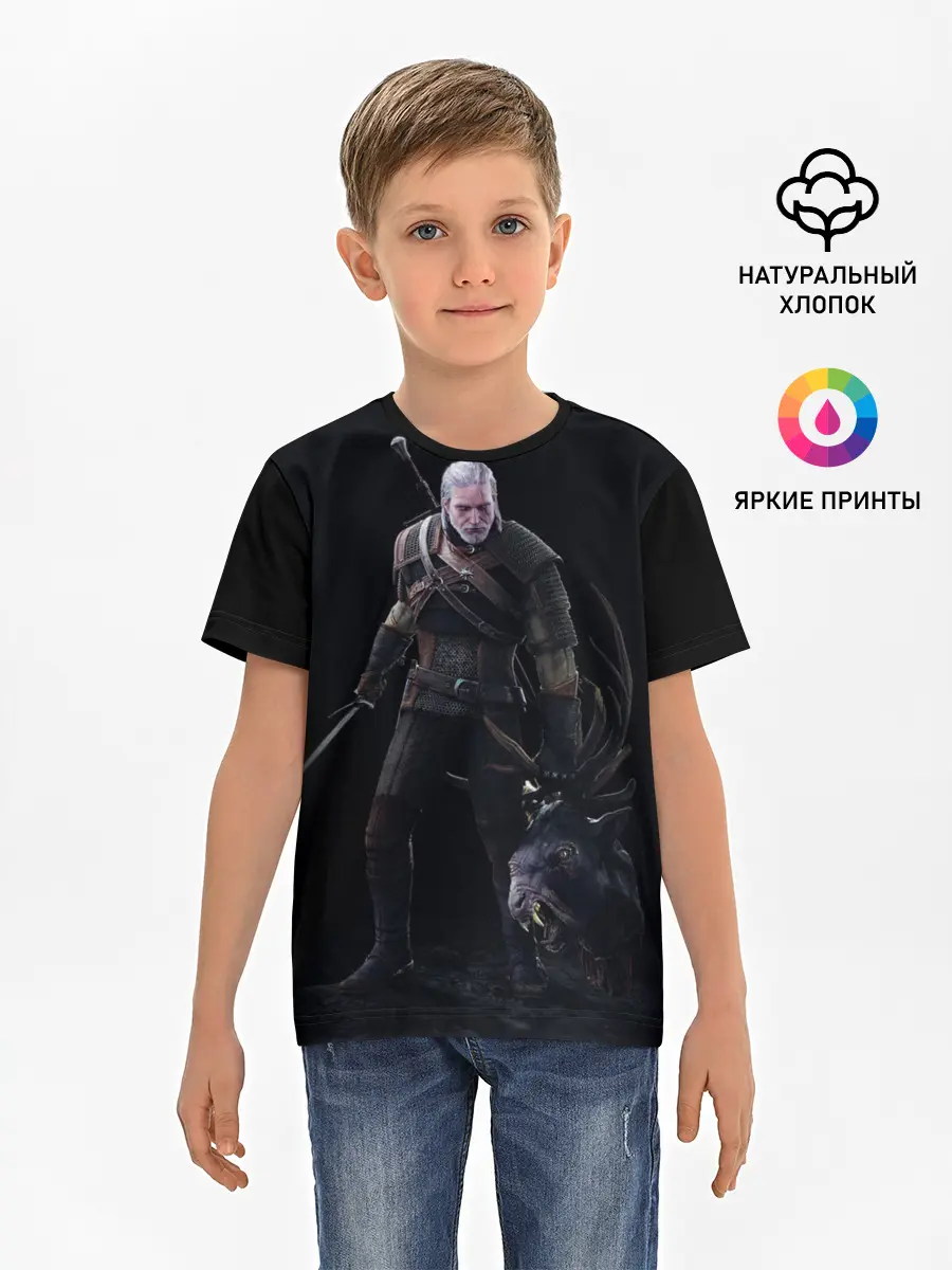 Детская базовая футболка / The Witcher