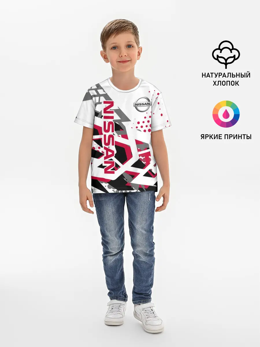 Детская базовая футболка / Nissan