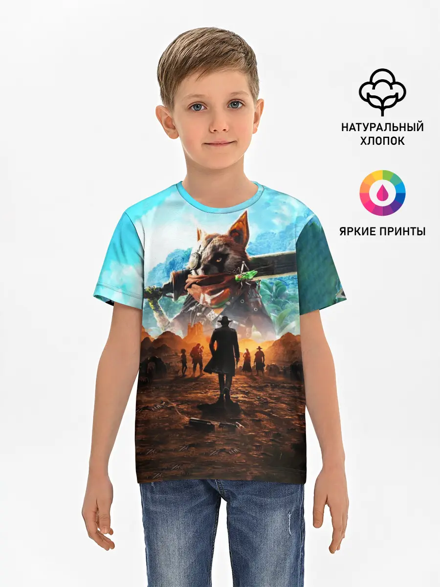 Детская базовая футболка / Biomutant | Биомутант